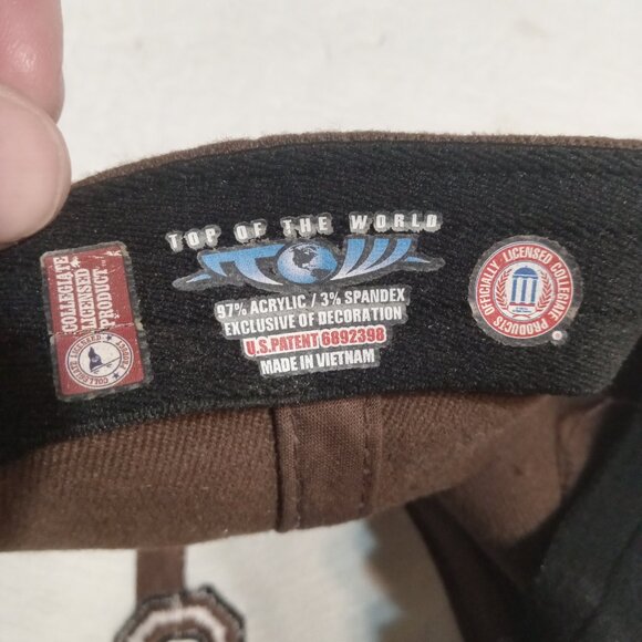 Oklahoma Sooners Top Of The World Camo One Fit Hat Unisex - Picture 7 of 7